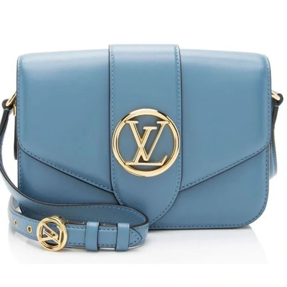 Reserved Louis Vuitton Blue Designer Crossbody Bag - Picture 8 of 9